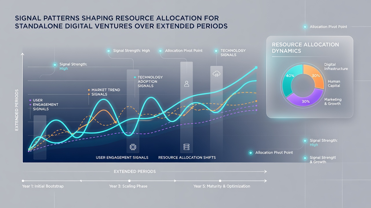 Timeline graphic illustrating long-term resource shifts based on recurring signal patterns